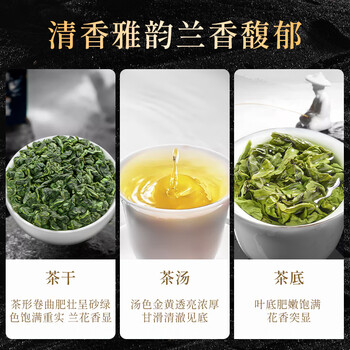 赛春秋安溪铁观音 特级新茶高山浓香型新茶端午礼盒盒装自己喝450g