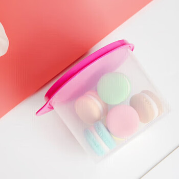 特百惠（Tupperware）迷你圆形干货600ml食品级水果坚果零食随机色