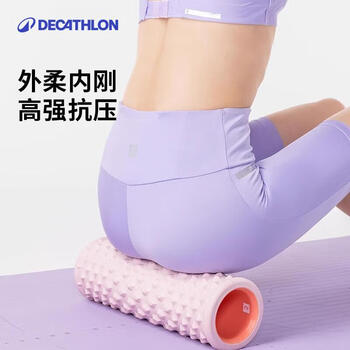 迪卡侬（DECATHLON）泡沫轴浮点放松肌肉滚轴花生球泡沫滚轴瑜伽柱按摩狼牙棒4579477