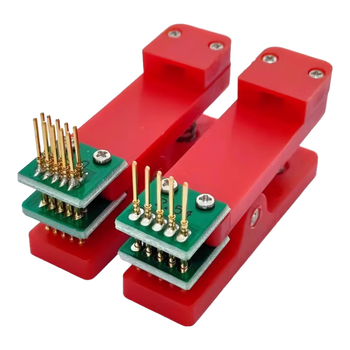 鑫凯辰 烧录测试夹具 探针 弹簧针 测试架 下载编程烧录双排 送端子线2，542P