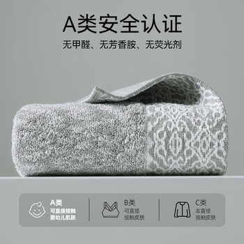金号毛巾加厚纯棉100%纯棉洗脸毛巾洗澡全棉吸水A类面巾1条123g