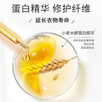 立白真丝衣物温和奢护洗衣液500g+西兰固体清香剂阳光鲜柠香(70+8)g*2