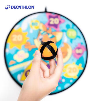 迪卡侬(DECATHLON)儿童户外亲子吸盘球夏日小狐狸含3球均码-4913882 迪卡侬(DECATHLON)儿童户外亲子吸盘球夏日小狐狸含3球均码-4913882