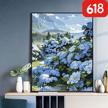 数字油画绣球花价格报价行情- 京东