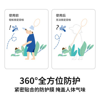 卫朴（WIPE WIPE）防护湿巾单片装*120片不含酒精室内户外防护儿童防叮咬湿巾