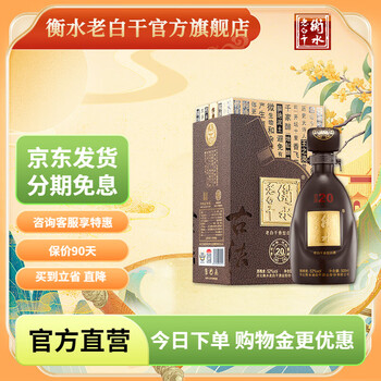 衡水老白干二十年价格报价行情- 京东