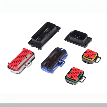 正鑫远  ECU插头孔汽车防水连接器AMP安普型线束护套35孔弯针（黑色）776163-1