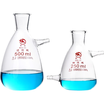 蜀牛 玻璃上嘴过滤瓶 抽滤瓶 过滤瓶实验室抽滤上下咀  过滤瓶具上下嘴1000ml