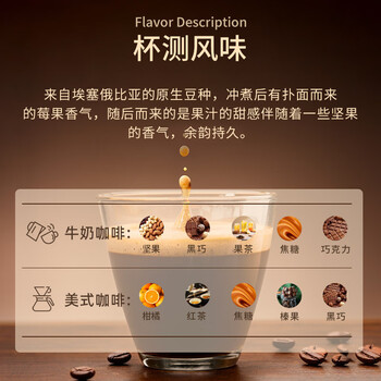 LUJIAZUI鹿家嘴埃塞西达摩精品意式浓缩咖啡豆美式中深烘焙醇厚丝滑454g