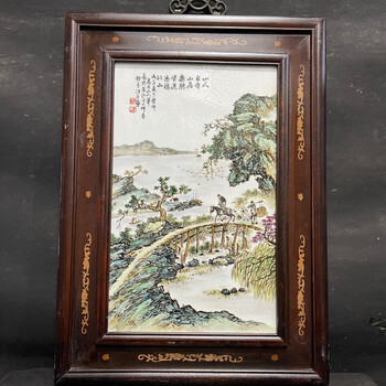 珠山八友瓷板画价格报价行情- 京东