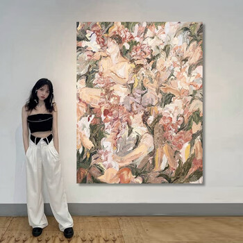 抽象艺术油画- 京东