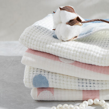 金丝莉（KINTHERI）双层纱抑螨毛巾 36x70cmx2