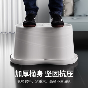 百家好世免手洗旋转拖把31cm宽4拖布吸水托布家用拖地桶懒人墩布拖地神器