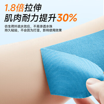 李宁  肌肉贴弹性胶布运动绷带背部脚部腹部防水拉伤酸痛贴胶带