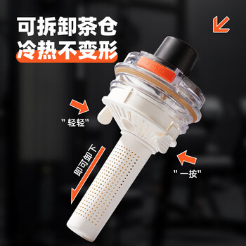 TKK大容量保温杯男士款一键开盖车载冰霸杯子陶瓷内胆水杯巨无霸茶杯