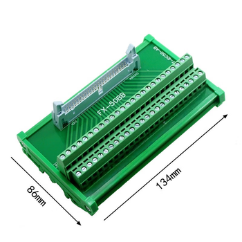 正鑫远  Fanuc 50芯分线器 数控机床电缆线 FX-50BB 电线端子板+3米连接线