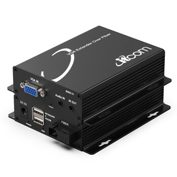 itcom艾迪康VGA高清视频光端机KVM光纤延长器音频+USB控制VGA转光纤收发器一对IT168-VGA-AUI/SC