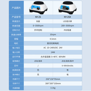 恩谊 多管旋涡混匀仪实验室涡旋混合器小型漩涡振荡器 NY-2S【多模块】