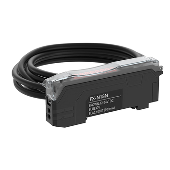 凯元达 双数显光纤放大器光纤传感器探头FS-N18N对射反射光电感应开关24v 双数显款-NPN型