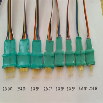 凯元达  探针 测试针 烧录下载编程 弹簧针针排线 2.54单排6P圆头D