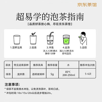 一杯香茶叶绿茶正宗明前龙井茶250g新茶礼盒装高档送礼送长辈老丈人礼品