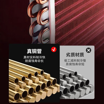 新飞冰吧 .水果蛋糕冷藏保鲜柜直冷玻璃门大容量立式啤酒柜展示柜 双门蓝白588L【企采购】