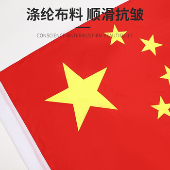 易利丰（elifo）办公室国旗落地旗杆固定摆件党旗带杆带底座立式会议室内伸缩五星红旗架2米旗帜4号标准装饰用品