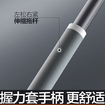 大卫胶棉拖把【38CM加大加厚海绵】一杆2头强力吸水免手洗懒人拖布M16
