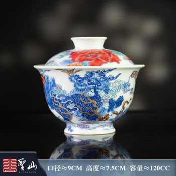 古美術 古磁 麒麟送礼 青花 手描き 在銘 美品 置物 原版复刻精工仿古瓷器青花麒麟纹天字盖罐