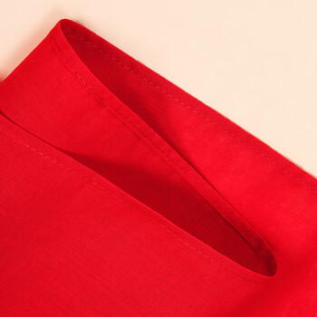 齐心（COMIX）大号纯棉柔软红领巾 小学生一年级少先队员红领巾 1.2m单条装 B1045