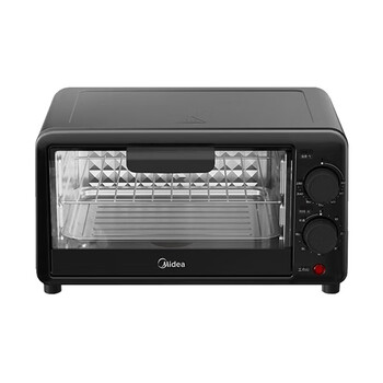 美的（Midea）潮流电器PT10B3  800W 0.8kW/220V 电烤箱一体控温 10L 机械式 钢化玻璃 10L 黑色 220V 台