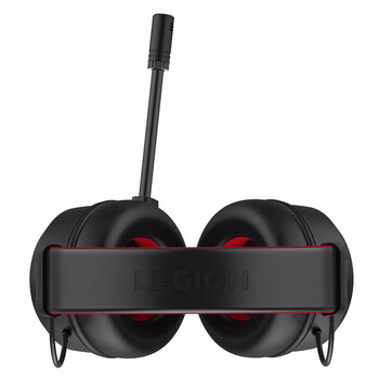 联想(Lenovo)拯救者 Thunder Y480有线游戏耳机头戴式专业电竞耳麦 带线控USB耳机 黑色