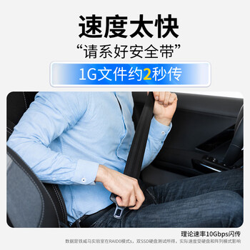 铁威马（TerraMaster）D2-320 双盘RAID磁盘 阵列盒 阵列柜 Type-c硬盘盒（USB3.2 Gen2 10Gbps）