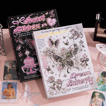 洧宜拼豆收纳册卡册3寸5寸7寸明信片纪念册家庭情侣照片收纳影集-蝶梦心弦