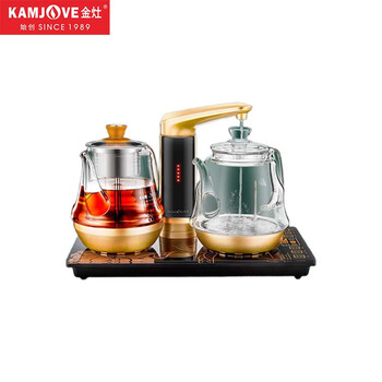 金灶（KAMJOVE）全自动上水电热水壶 GA-909+茶垢剂1盒 喷淋式煮茶器 烧水壶  电茶炉抽水烧水茶壶茶具 企业采购