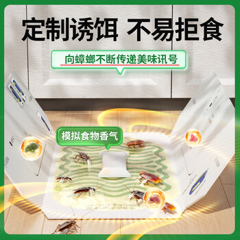 绿叶蟑螂屋家用杀蟑杀蛮蠊杀蟑粘板5片装 2119-5