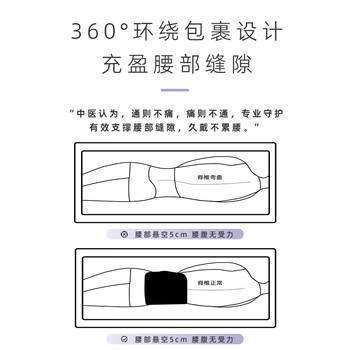 法烁睡觉专用护腰带腰间盘突出神器腰肌劳损腰托睡眠腰枕保暖腰垫腰靠