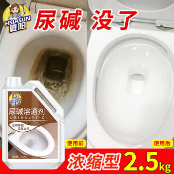 夏阳（XIAYANG）尿碱融通溶解剂 洗厕所清洁灵重马桶除垢去顽固强力神器2.5kg