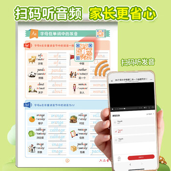 六品堂乐写字小学生26个英语字母练字帖衡水体单词练习专用每日一练小学三四五六年级描红写字记忆