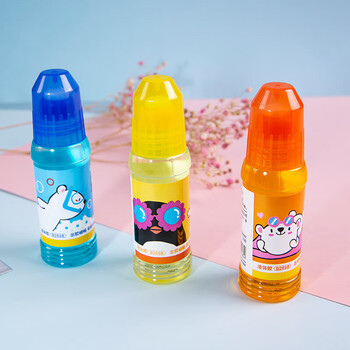 齐心【24瓶】胶水实用液体胶强力胶水 学生胶水办公胶水 50mL B2698