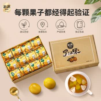 沁漓黄金罗汉果干果大果独立包装广西桂林特产罗汉果茶泡水喝礼盒192g