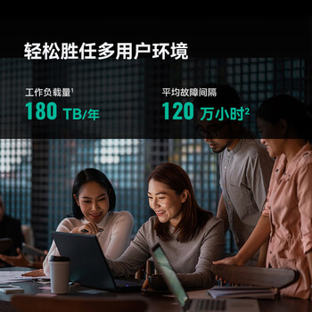 群晖（Synology）NAS硬盘 8TB 512MB 7200转 3.5英寸SATA HDD HAT3320企业级机械硬盘全天候运行固件自动更新