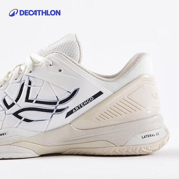 迪卡侬网球鞋男专业高阶网球运动鞋乳白色43-4544094