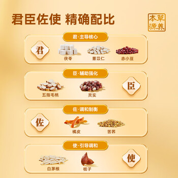 京东京造鲜来多红豆薏米茶五指毛桃祛茶150g湿除芡实湿健排脾湿茯苓养生茶