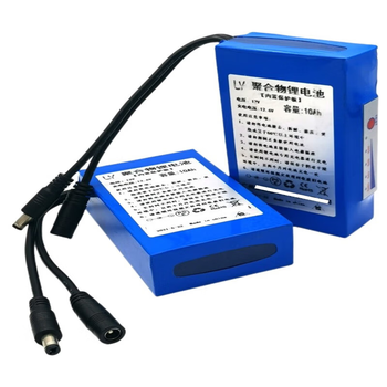 熙久阳 大容量锂电池聚合物电源 12V20AH 尺寸60*70*125mm带开关 3A充电器 