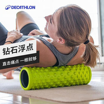 迪卡侬泡沫轴滚轴男女瑜伽狼牙棒【甜心紫】酸爽浮点款 宽38cm 4128799 迪卡侬泡沫轴滚轴男女瑜伽狼牙棒【甜心紫】酸爽浮点款 宽38cm 4128799