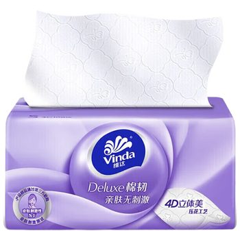 维达（Vinda）【食用油+抽纸】压榨本香菜籽油5L (非转）+V2833A抽纸100抽12包