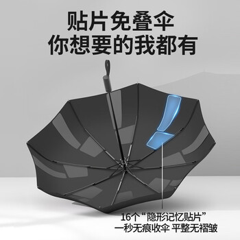 小魔雨伞 记忆折叠伞 免叠秒收自动伞速干伞【黑科技-一秒无痕收伞】