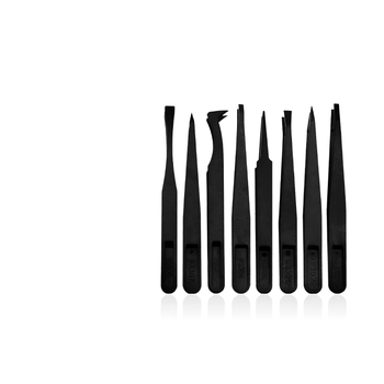 化科 塑料镊子单头尖头镊子列子夹子长镊子化学实验器材袋装 [10支/袋]HK93301