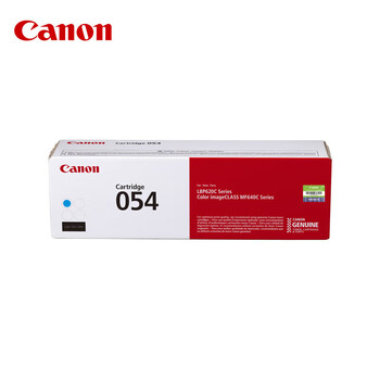 佳能（Canon）CRG054 C青色原装硒鼓（适用iC MF641Cw/iC MF643Cdw/iC MF645Cx/LBP621Cw/LBP623Cdn/LBP623Cdw）